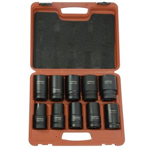 10 Piece 1" Deep Impact Socket Set