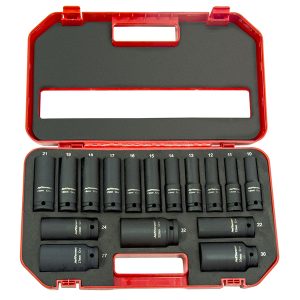 16 Piece 1/2" Deep Impact Socket Set