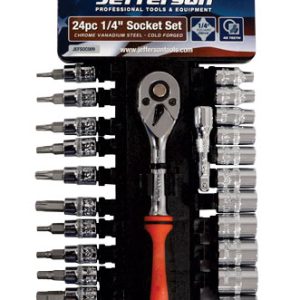 24 Piece 1/4" Drive Socket Set