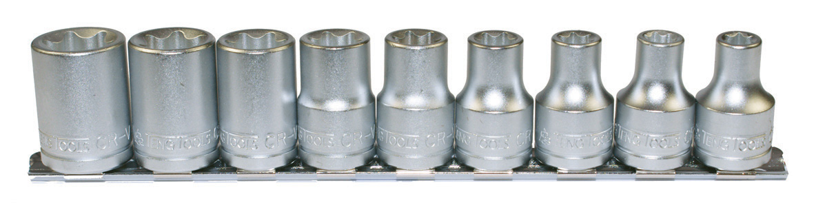 1/2" 9 PIECE TX-E SOCKET CLIP RAIL