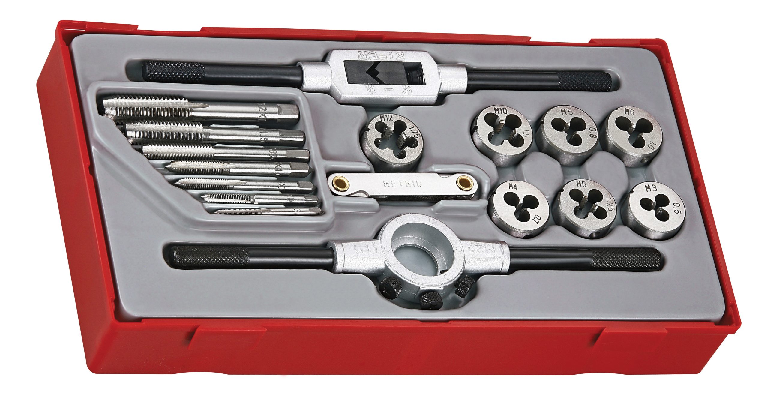 17 PIECE TAP & DIE SET