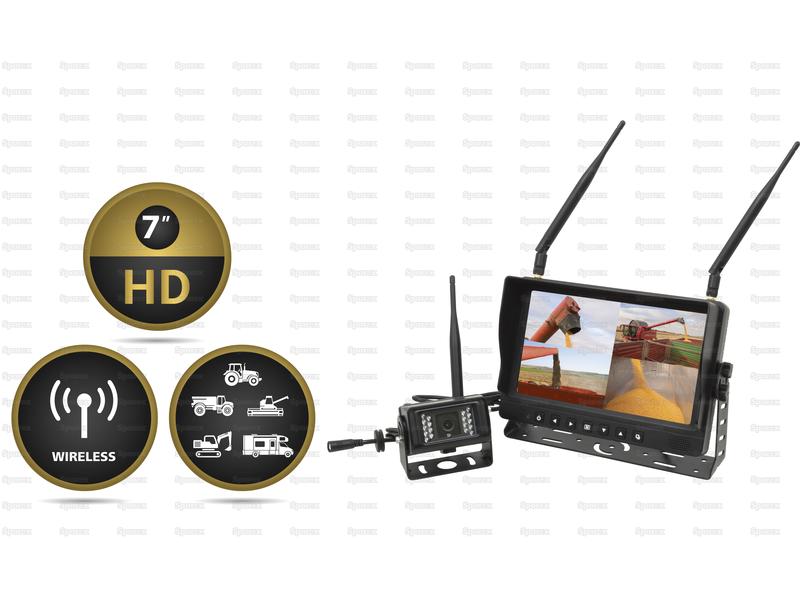 Wireless Digital Reversing Camera System with 7'' LCD Monitor