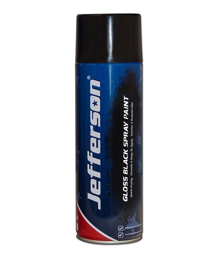 Gloss Black Spray Paint 500ml
