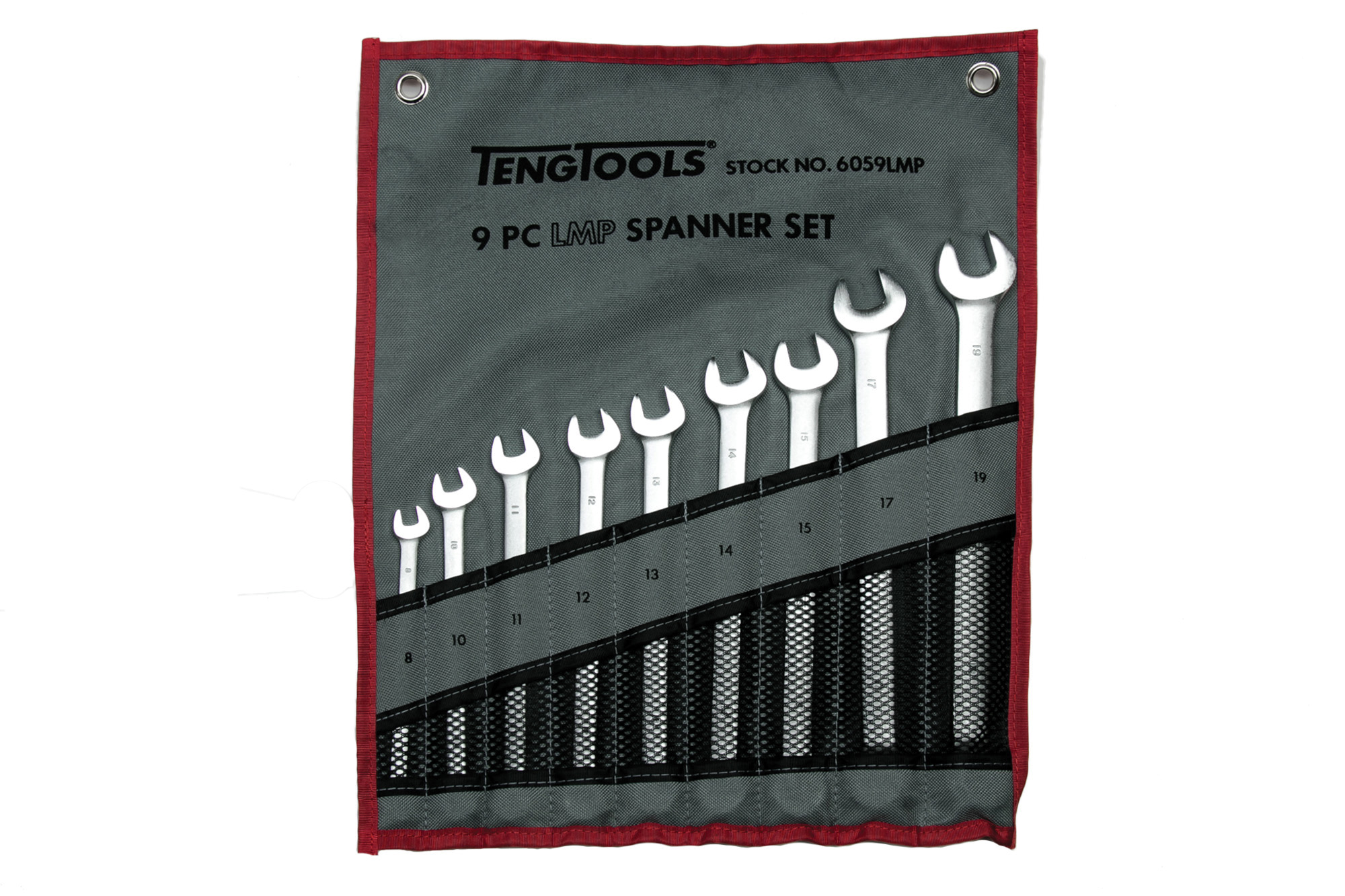 9 PIECE LONG COMBINATION SPANNER SET