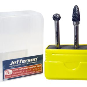 3 Piece TCT Rotary Burrs