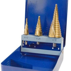 3 Piece HSS Step Drill