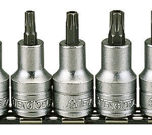 1/2" 9 PIECE TX BIT SOCKET CLIP RAIL