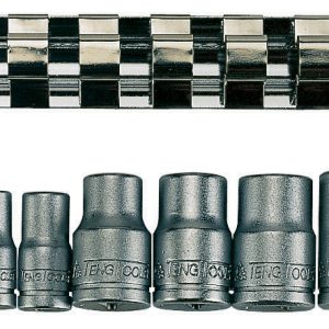 1/4" & 3/8" 10 PIECE TX-E SOCKET CLIP RAIL