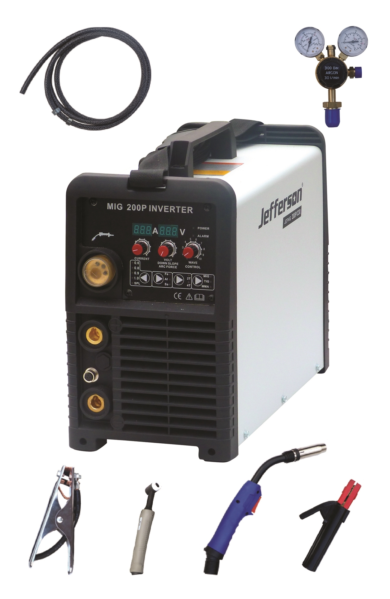 Multi Purpose 200 Amp MIG/TIG/ARC Welder Kit