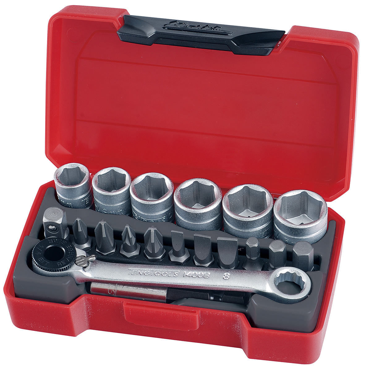 19 PIECE 1/4" DRIVE SOCKET SET