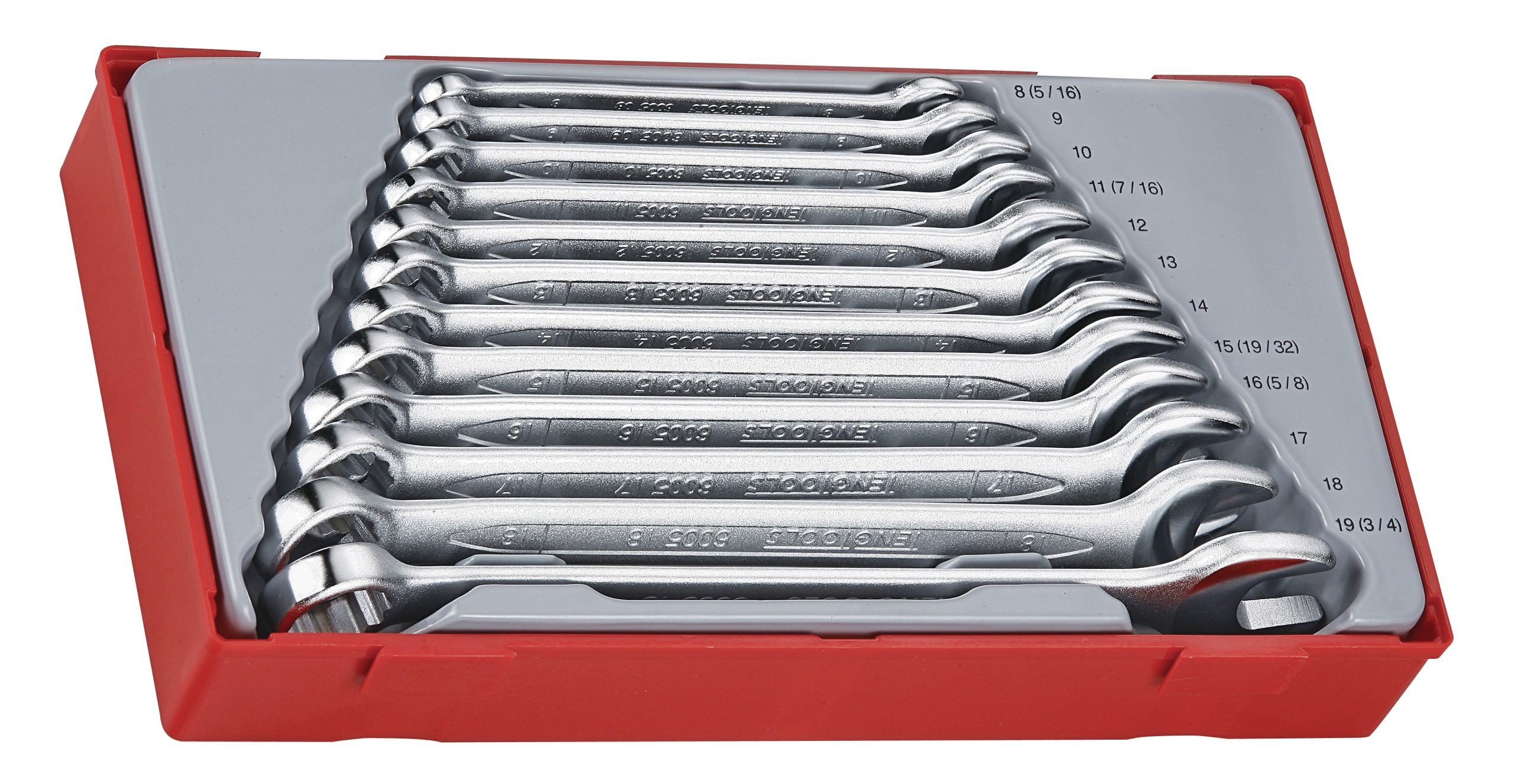 12 PIECE COMBINATION SPANNER SET