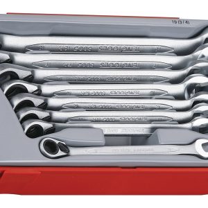 8 PIECE RATCHETING SPANNER SET