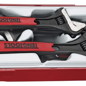 4 PIECE TPR GRIP ADJUSTABLE WRENCH SET