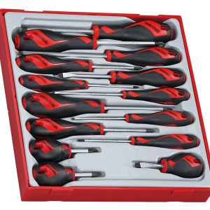 14 PIECE FLAT, PH, PZ SCREWDRIVER SET