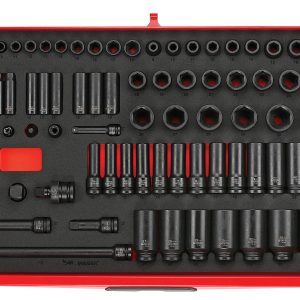 73 PIECE 3/8"-1/2" DRIVE IMPACT SOCKET SET