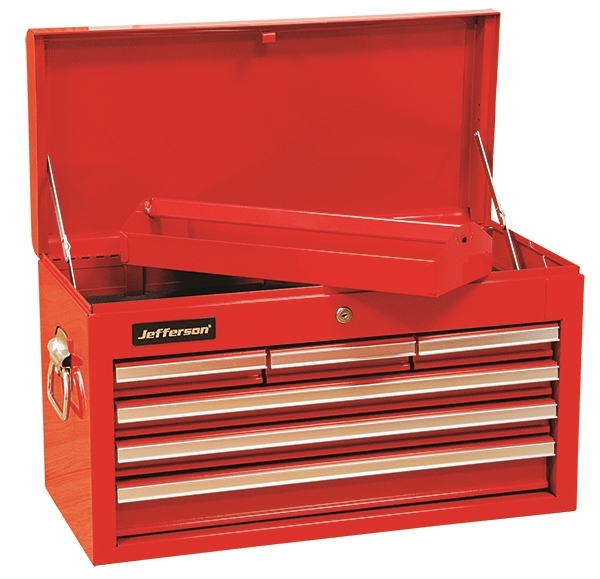 6 Drawer Top Chest Red
