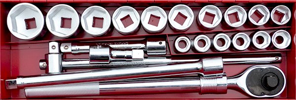 21 Piece 3/4" Drive Socket Set