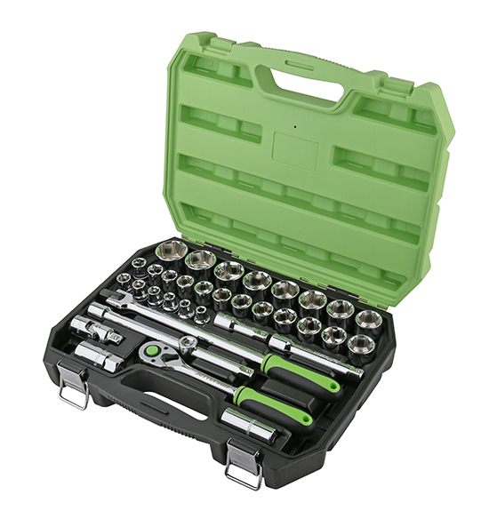 34 Piece 1/2" Drive Socket Set