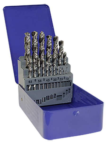 HSS Fully Ground 25 Piece Drill Bit Set