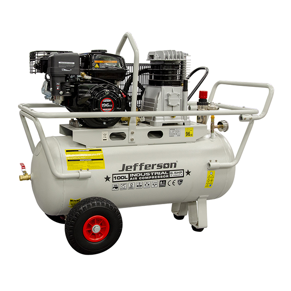 100 Litre 6.5HP Petrol Compressor