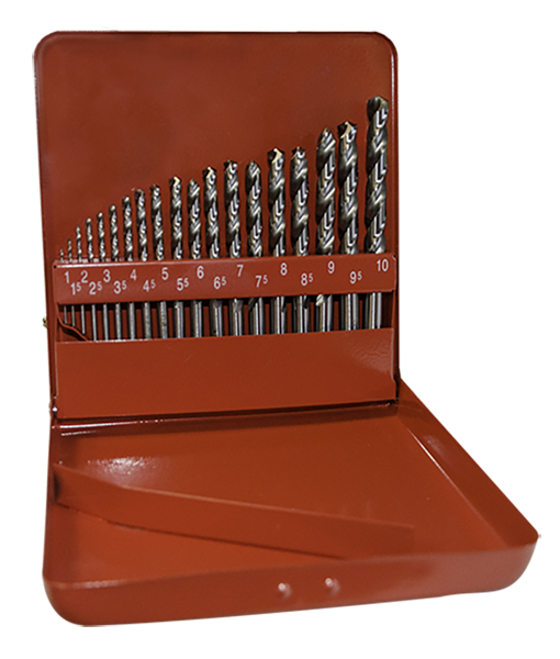 M2 19 Piece Drill Bit Set