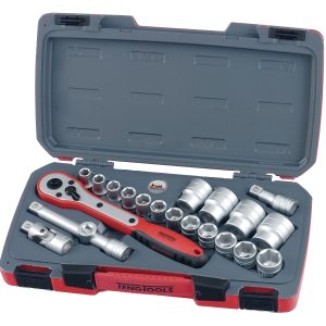 1/2" 21 PIECE DRIVE SOCKET SET