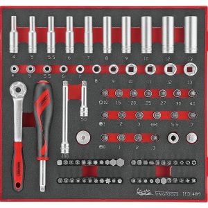 1/4" 89 PIECE DRIVE SOCKET SET