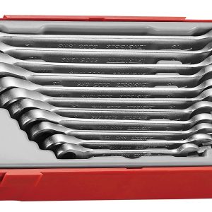 11 PIECE 72 TEETH RATCHET SPANNER SET