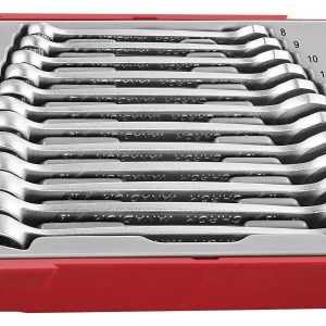 12 PIECE ANTI SLIP COMBINATION SPANNER SET