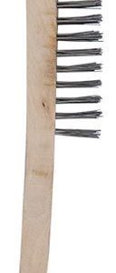 Wooden Handle Stainless Steel Wire Brush