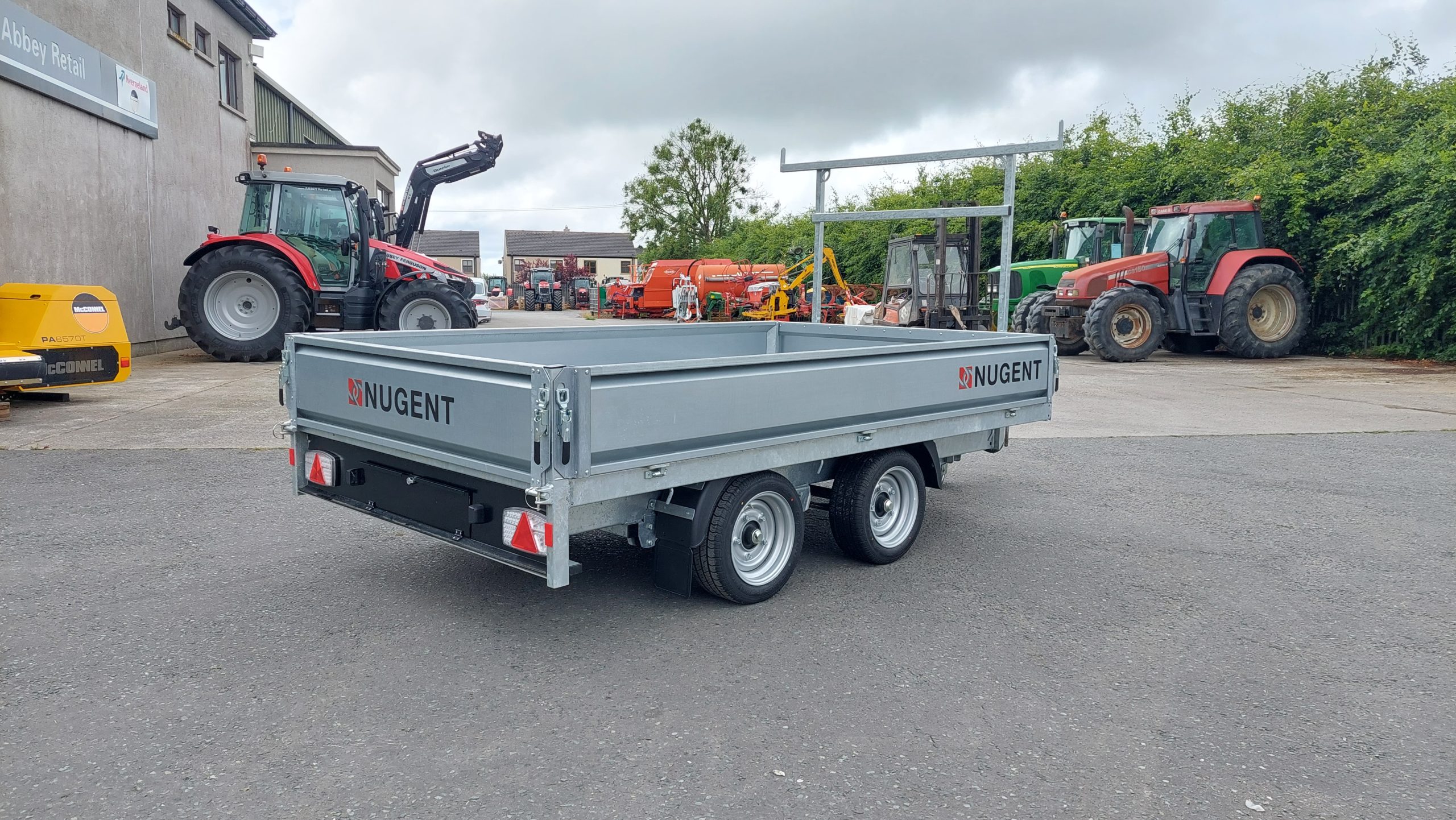 Nugent 12FT Tandem Axle Flat Bed Trailer - Image 5