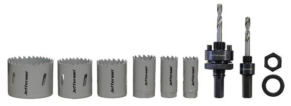 9 Piece Plumbers Holesaw Set - Image 2